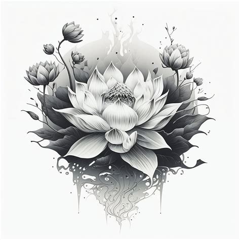 chinese lotus tattoo|lotus tattoo drawing.